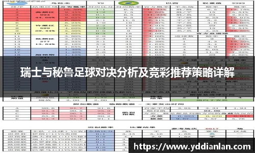 瑞士与秘鲁足球对决分析及竞彩推荐策略详解